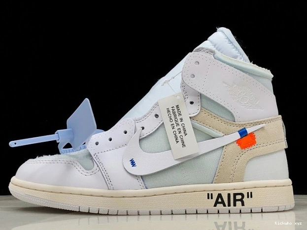 White Jordan Retro High Off-White Air AQ0818-100 1 0705